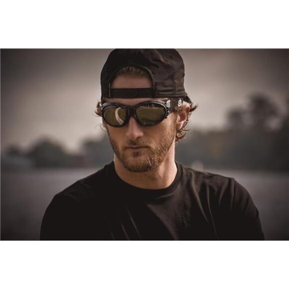 Birdz Eagle Red Baron Motorcycle Airsoft Goggles Clear & Super Dark Day Night